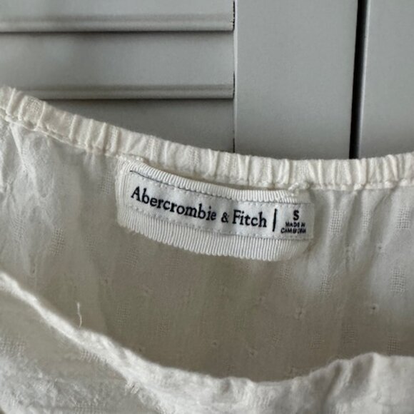 Abercrombie Cream Mini Dress Size S - Picture 3 of 3